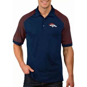 Antigua Men's Denver Broncos‎ Engage Polo Shirt - NWT